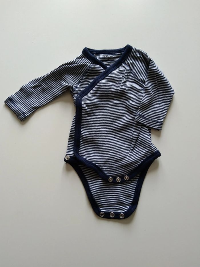 bodie body rayé garcon 1mois kiabi