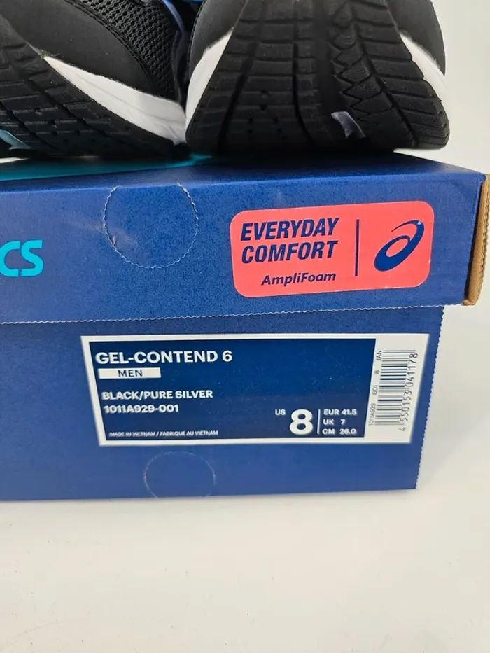 Basket ASICS Gel-Contend 6 – Taille 41,5 EU - US 8 – Neuves avec boîte - photo numéro 7