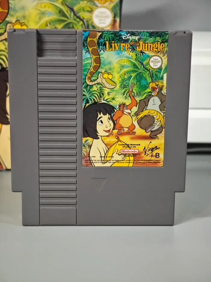 Jeu Nintendo NES : Le livre de la jungle / Jungle Book avec boite - photo numéro 2