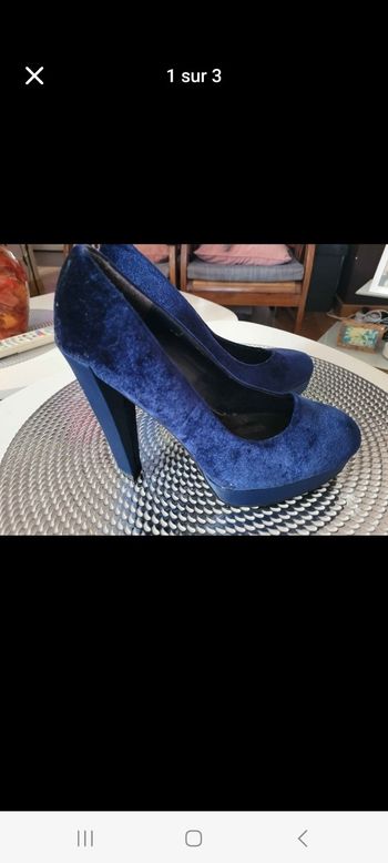 Chaussures bleu 38
