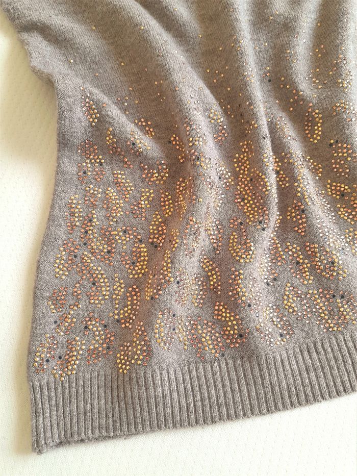 Pull col roulé détail strass - Camaïeu - photo numéro 3