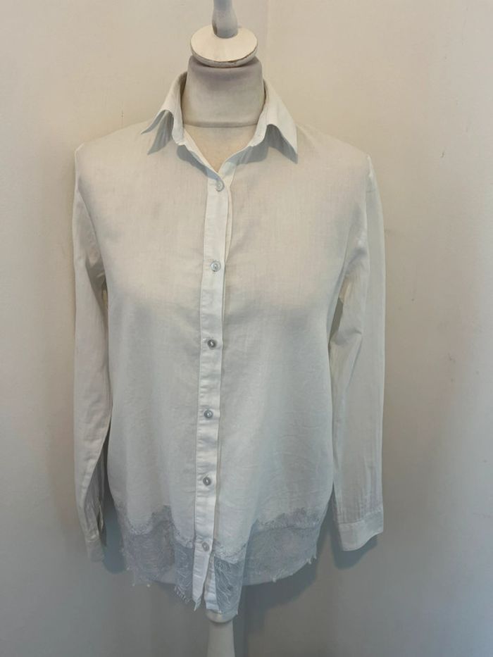 Chemisier fin bas dentelle The Kooples XS - photo numéro 6