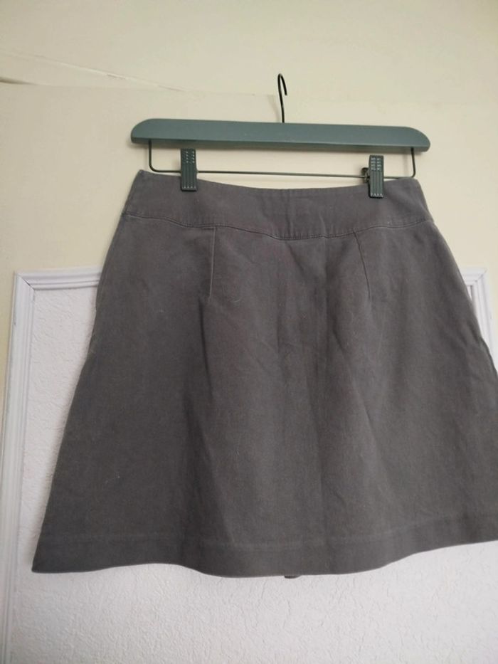 Jupe grise Camaïeu taille 36 - photo numéro 2