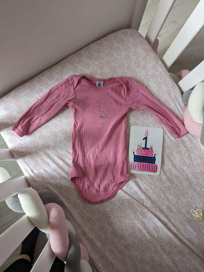 Lot body petit bateau taille 12 mois - photo numéro 8