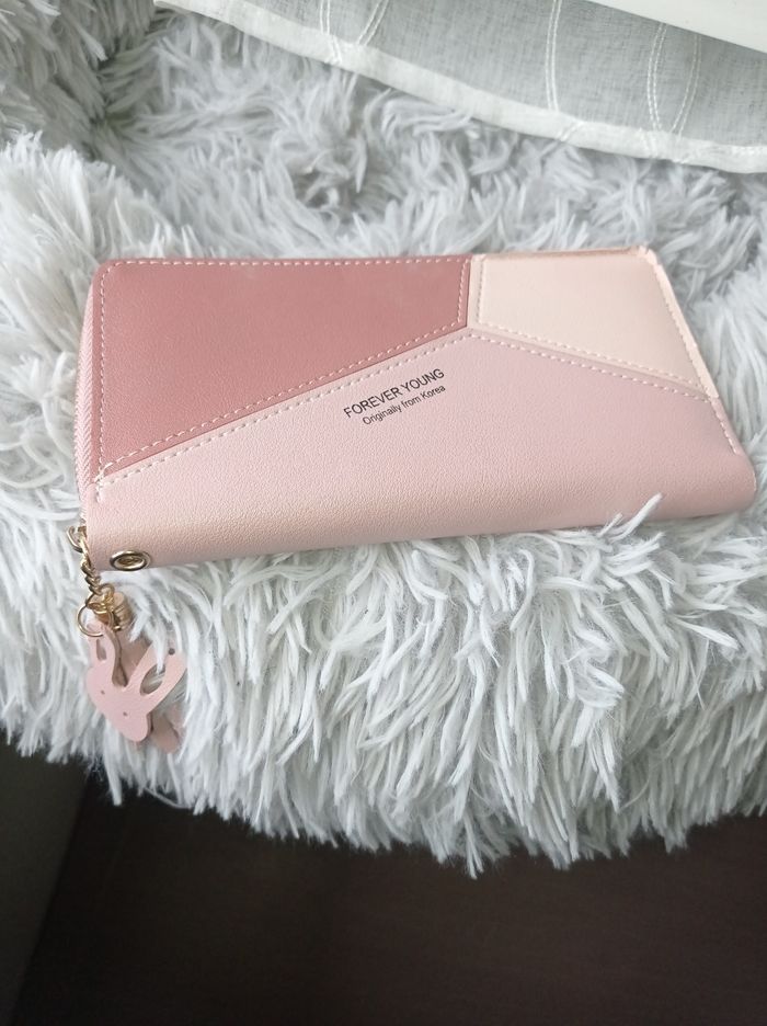 Portefeuille rose femme - photo numéro 2