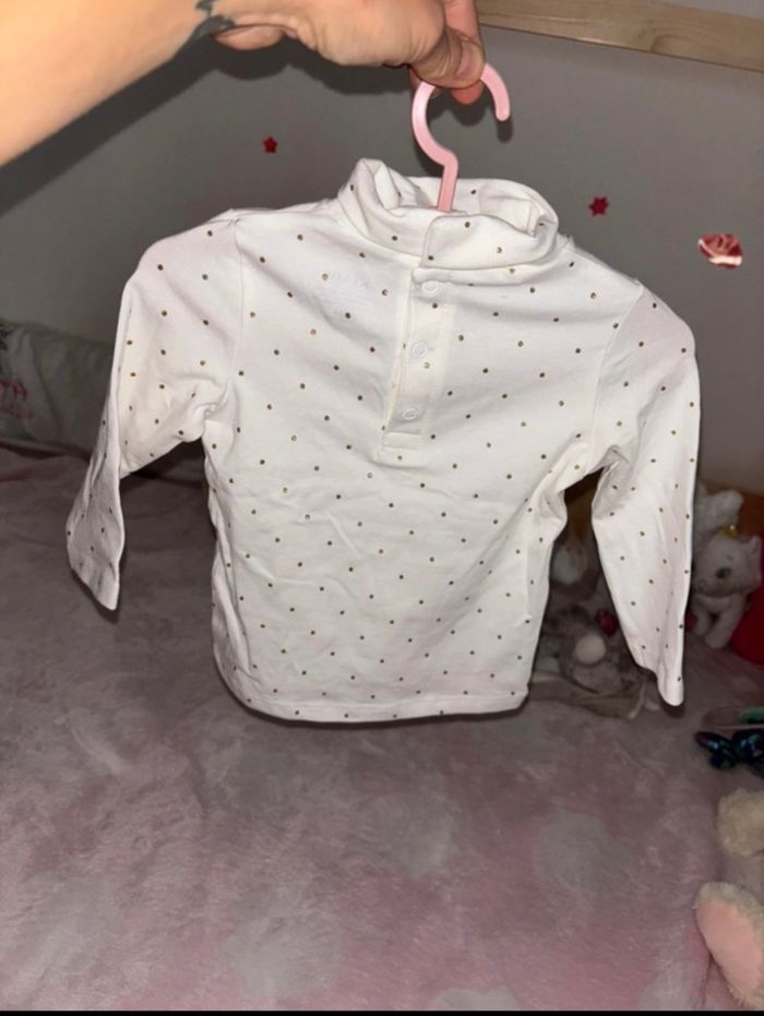 Sous pull bébé fille - photo numéro 2