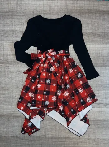 Robe de Noel manches longues