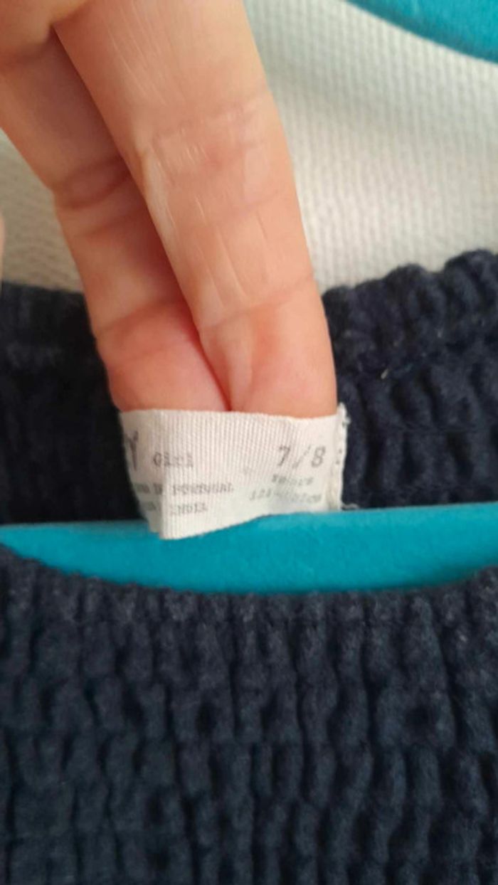 Robe bleu marine ZY girl taille 7/8 ans - photo numéro 4
