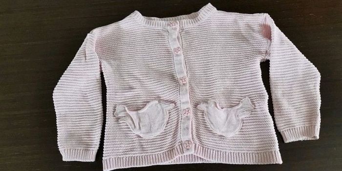 Gilet rose 2ans