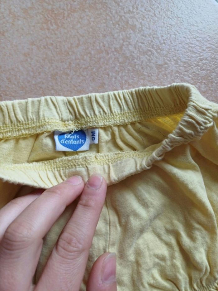 Short jaune 9 mois - photo numéro 3