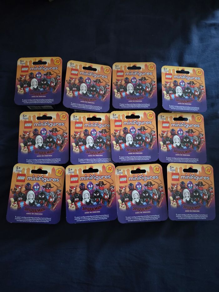 Lego minifigurines série 71050 spiderverse