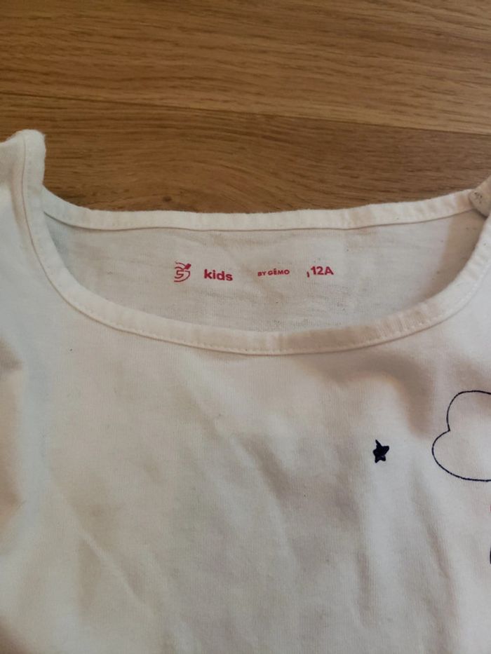 T-shirt à manches longues taille 12 ans Gémo - photo numéro 4