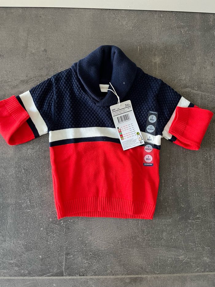 Pull col cheminée neuf 3 mois Orchestra