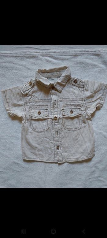 Chemise manche courte 12 mois