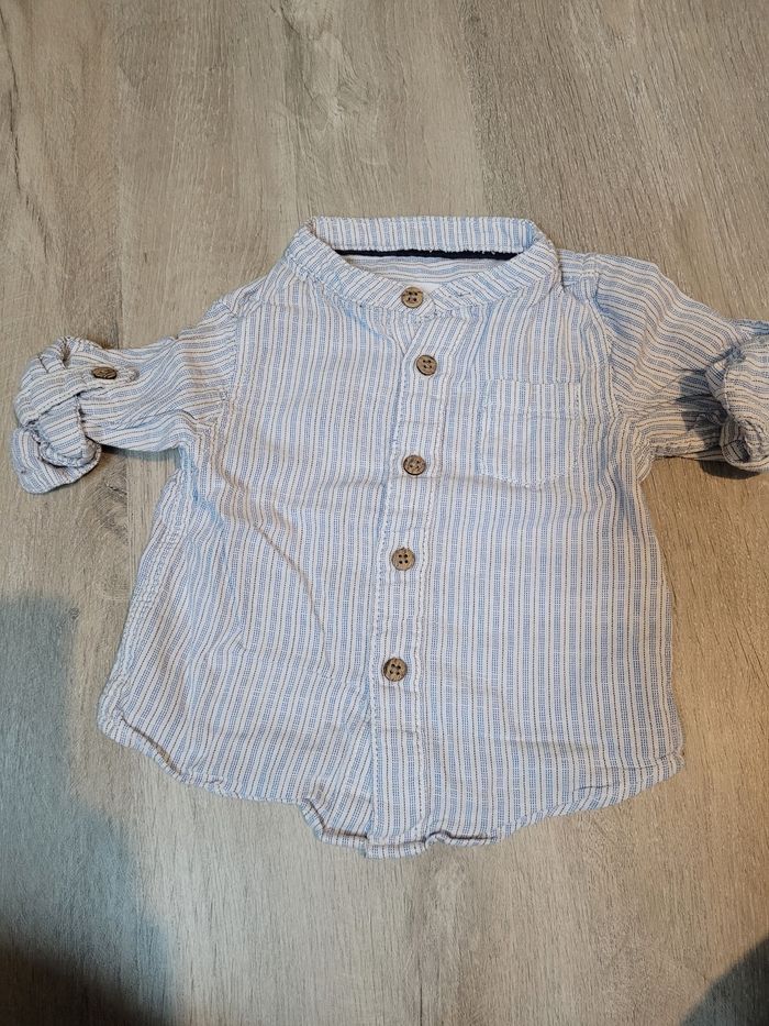 Chemise manches longues bébé 6 mois