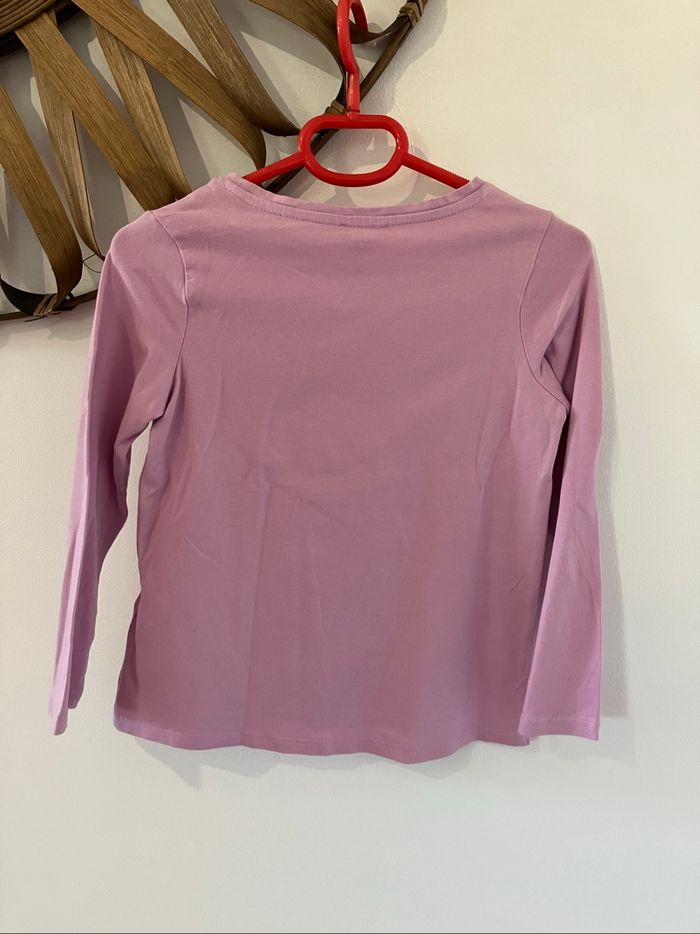T-shirt manches longues Lilas 6 ans DPAM - photo numéro 5
