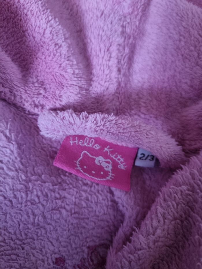 Peignoir rose Hello Kitty 2-3ans - photo numéro 5