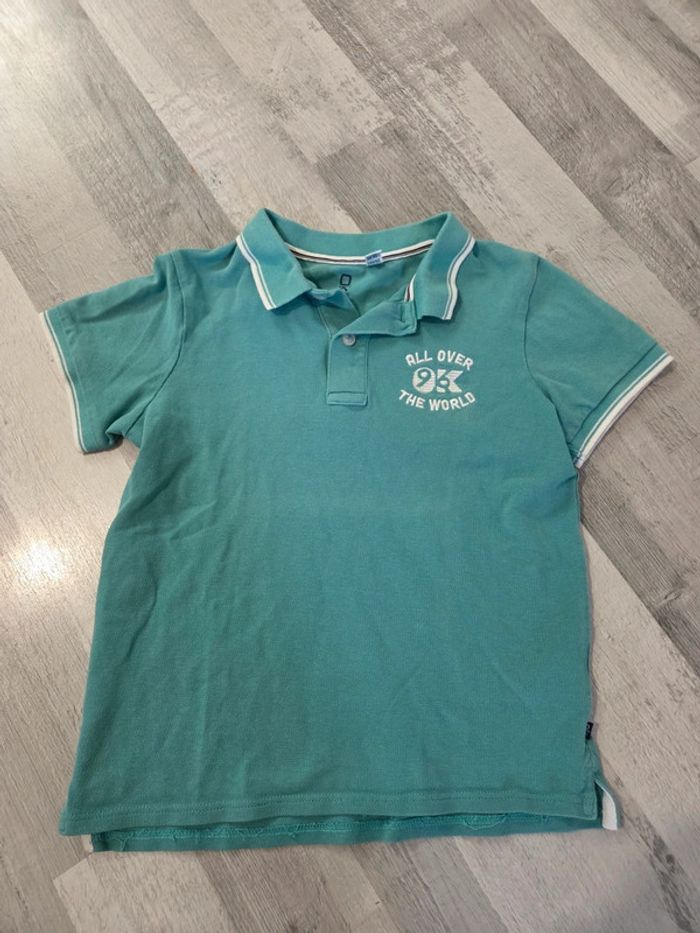 Polo enfant vert