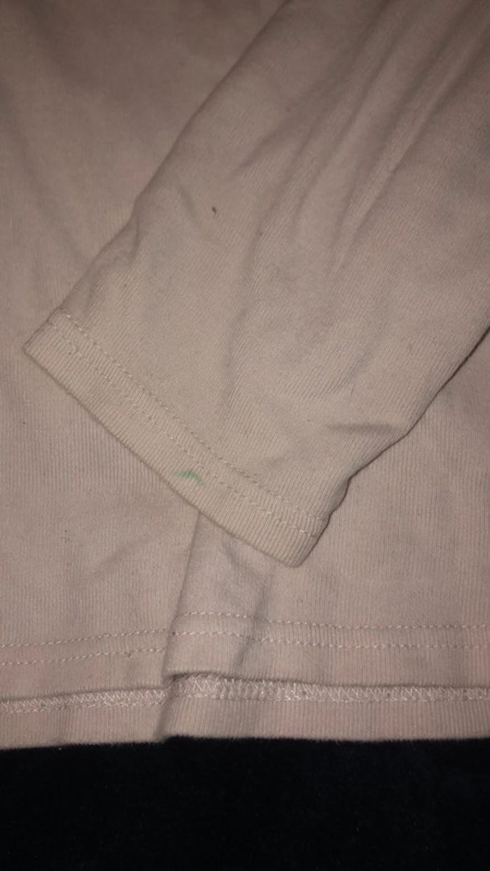 T-shirt manches longues col roulé fille 10 ans - photo numéro 3