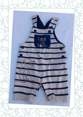 Salopette-short 6-9 mois Disney baby