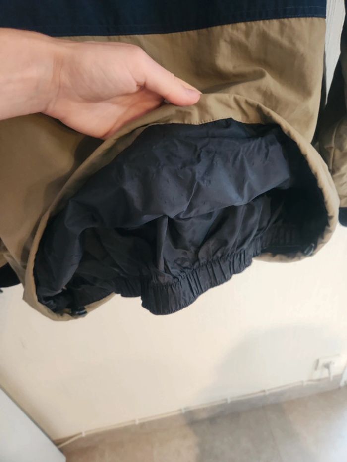 Doudoune Quiksilver bleu marine beige et blanc 14 ans - photo numéro 15
