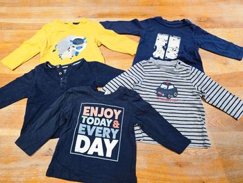 Lot 5 Tee-shirt manches longues