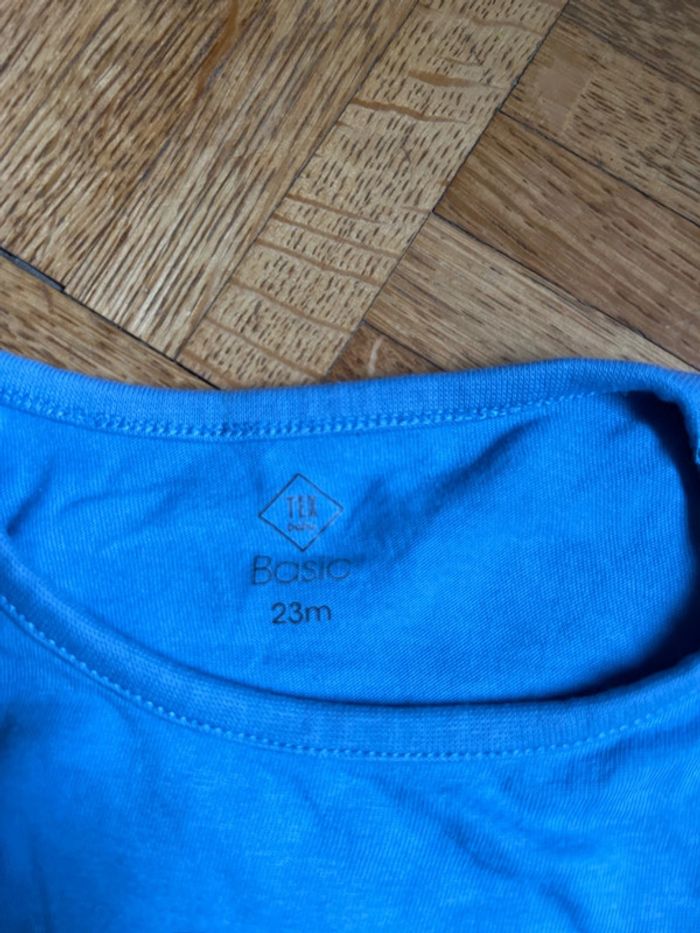 Lot 4 t-shirt fin manches longues 23mois Tex Baby - photo numéro 5