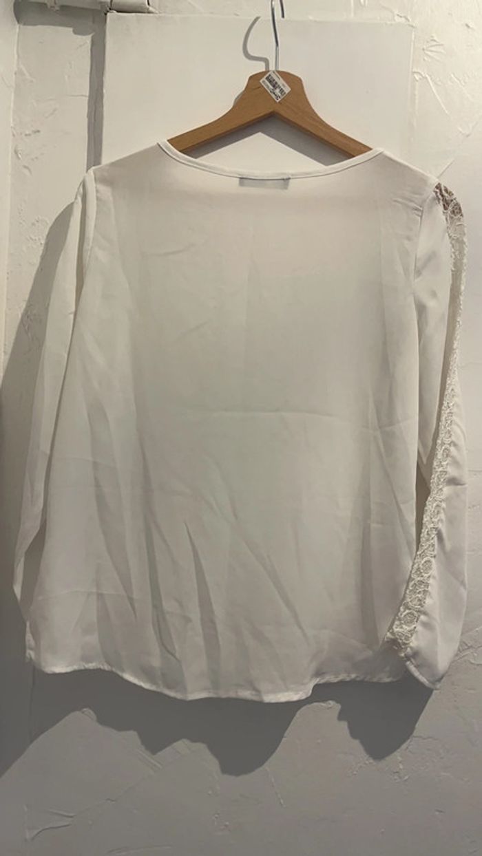 Haut blanc manche - photo numéro 5
