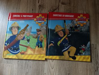 Lot 2 livres Sam le pompier.