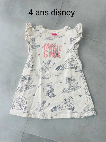 Robe Disney princesse 4 ans