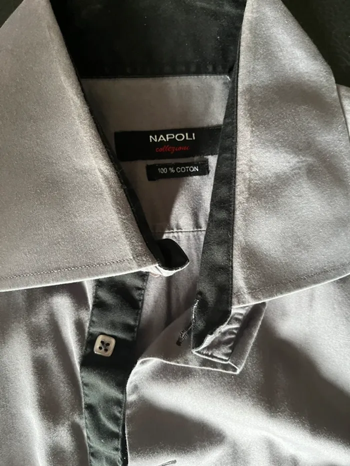 Chemise homme XXL manches longues Napoli - photo numéro 3