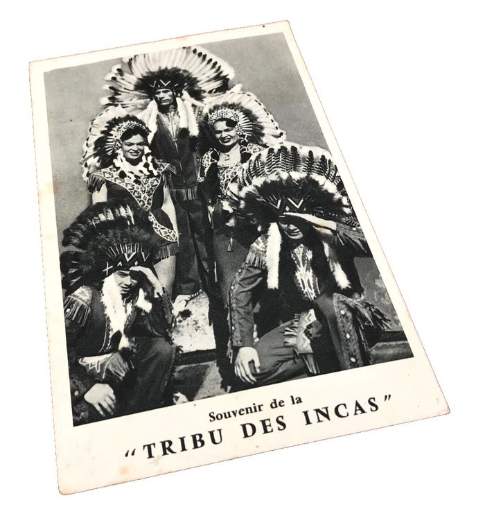Carte postale ancienne Souvenir de la Tribu des Incas