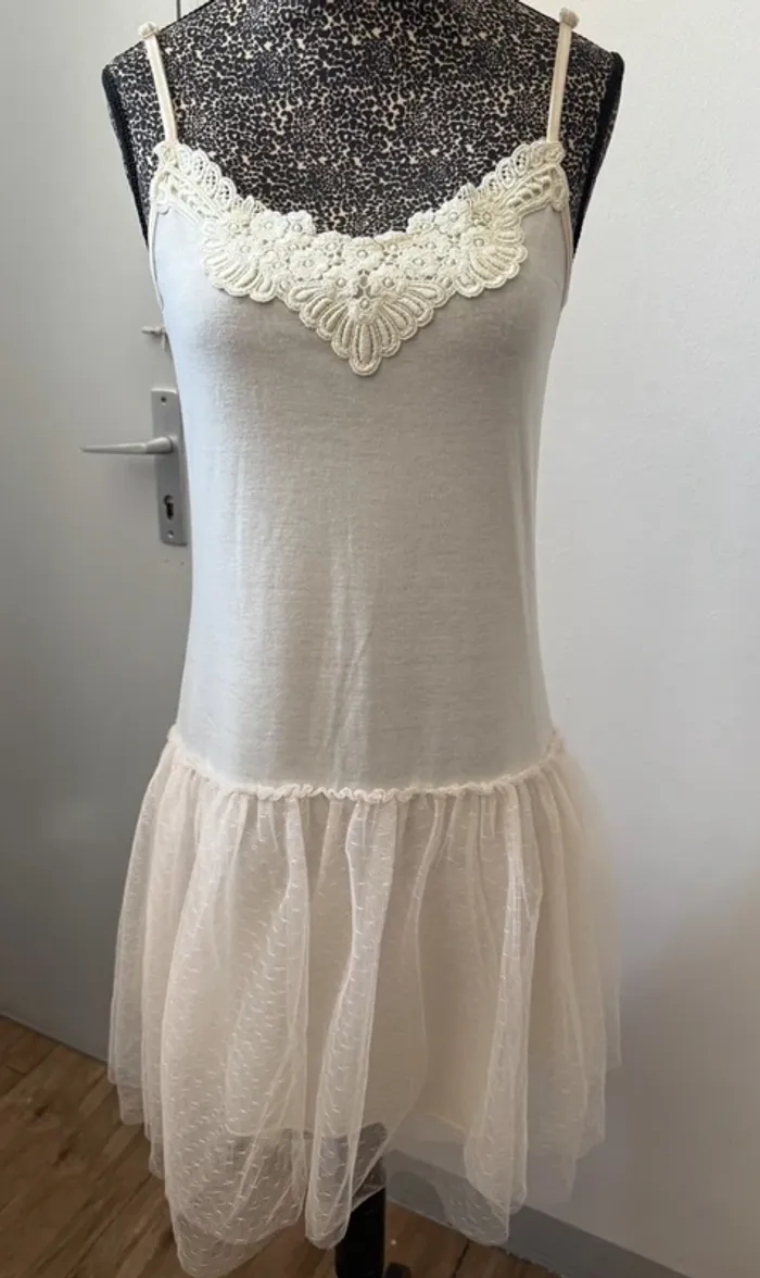Robe fluide esprit nuisette - 100% Coton - Taille unique - excellent état - photo numéro 2