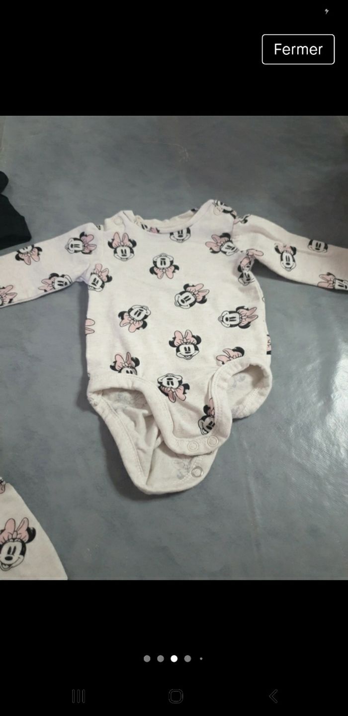 Ensemble Minnie 1 mois - photo numéro 3