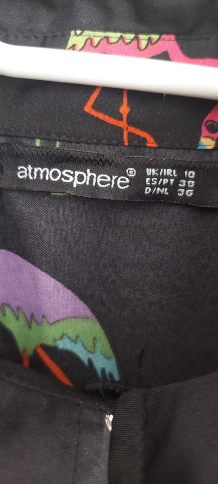 Robe noire avec flamants roses Athmosphere 10 ans - photo numéro 5