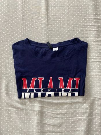 T-shirt bleu "miami"