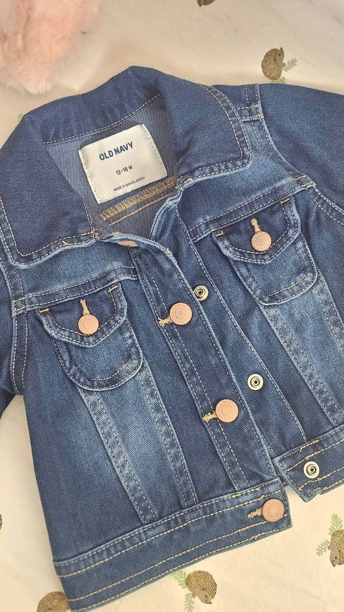 Veste en jean OLD NAVY 12-18 mois – Comme neuve ! - photo numéro 2