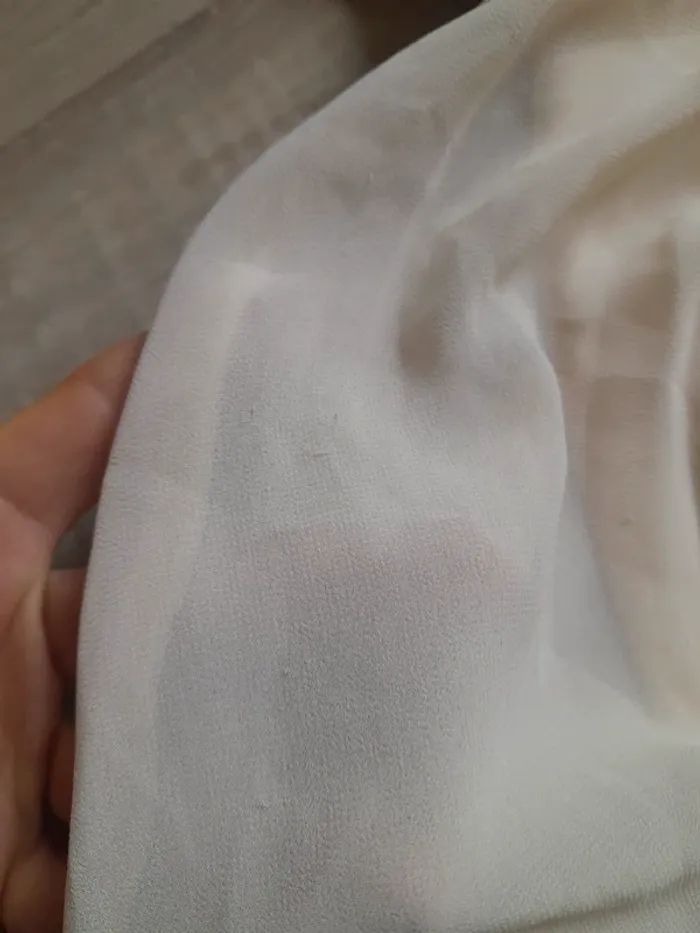 Robe blanche crème chic - photo numéro 7