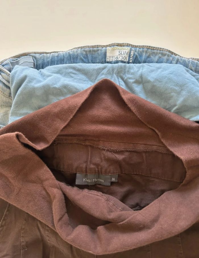 Lot 11 pantalons/jeans de grossesse - photo numéro 10