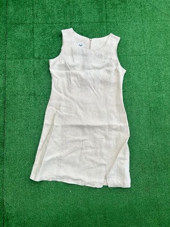 Robe en lin beige Pourquoi Pas Paris taille 38