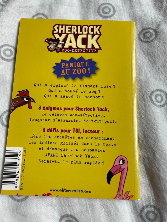 Livre Sherlock Yack qui a explosé le flamant rose ? - photo numéro 2