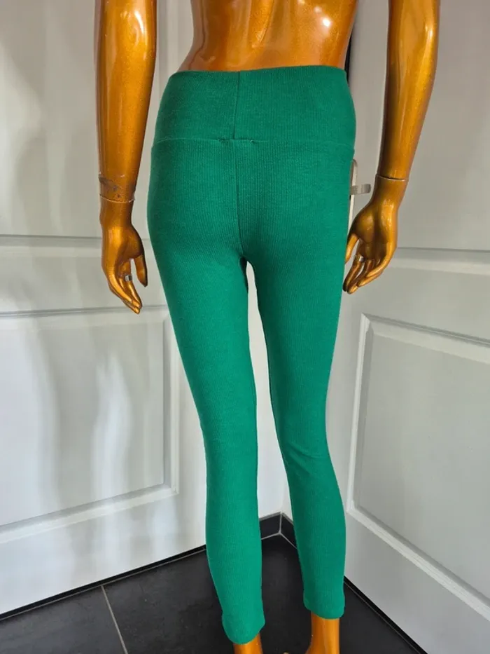 Legging Long Vert Femme Taille L/40 - photo numéro 2