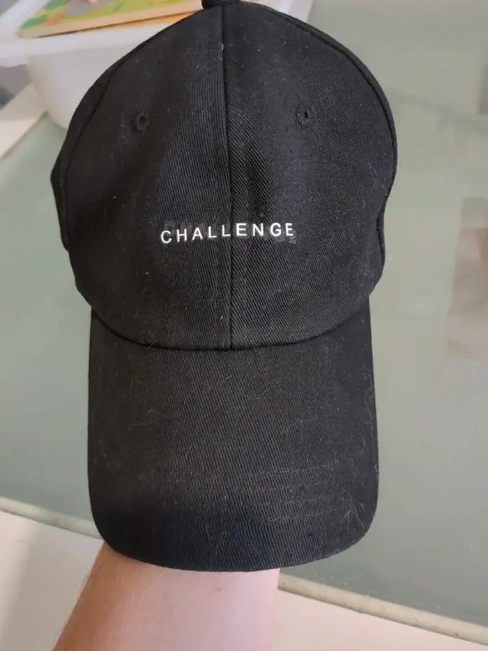 Casquette noire challenge taille M - photo numéro 5