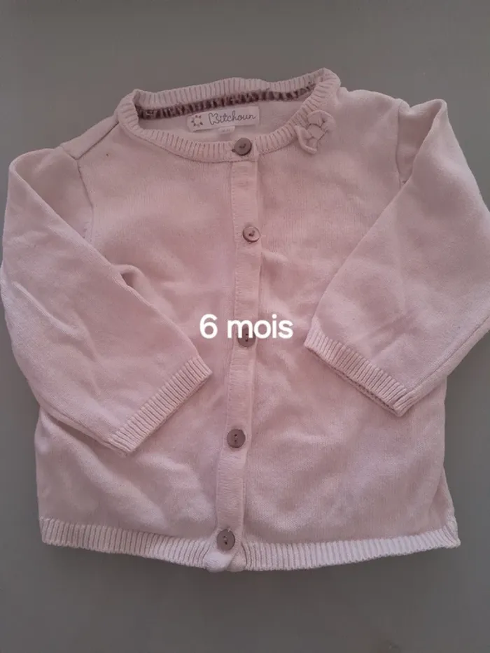 Gilet fille 6 mois