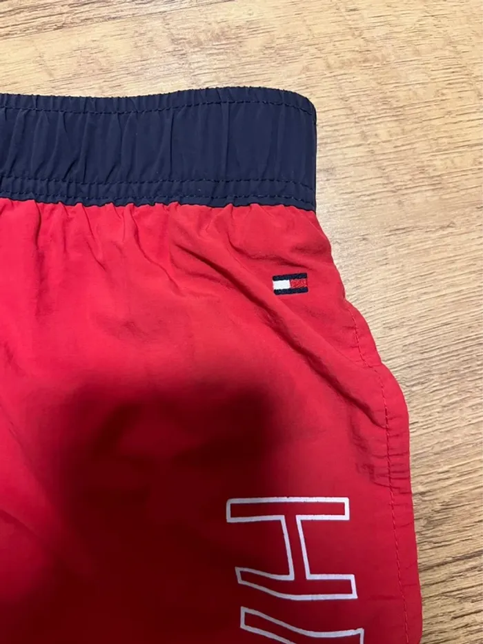 Short de bain tommy hilfiger rouge taille s - photo numéro 4