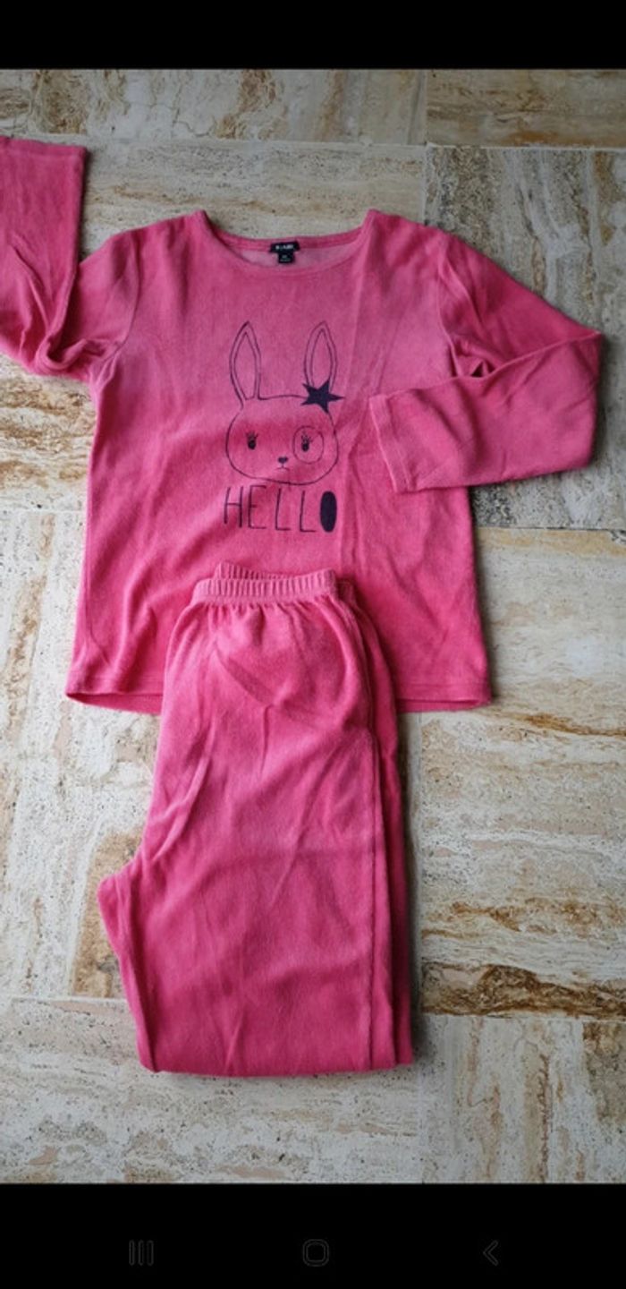 Pyjama fille 8 ans fuchsia - photo numéro 2