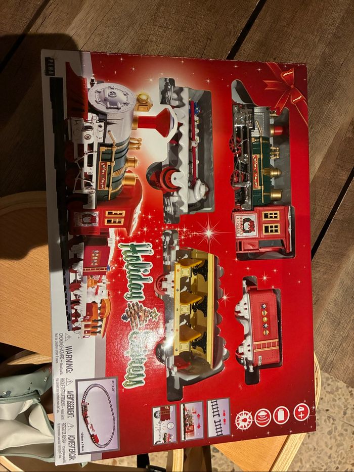 Train électrique de Noël