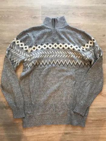Pull col zippé homme taille XXL neuf