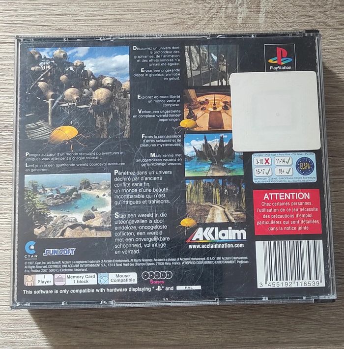 Jeu Riven the sequel to myst ps1 - photo numéro 5