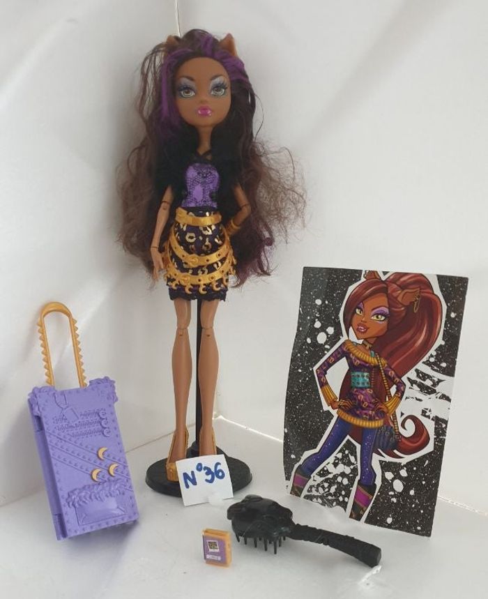 Monster High Clawden Wolf Travel Dolls